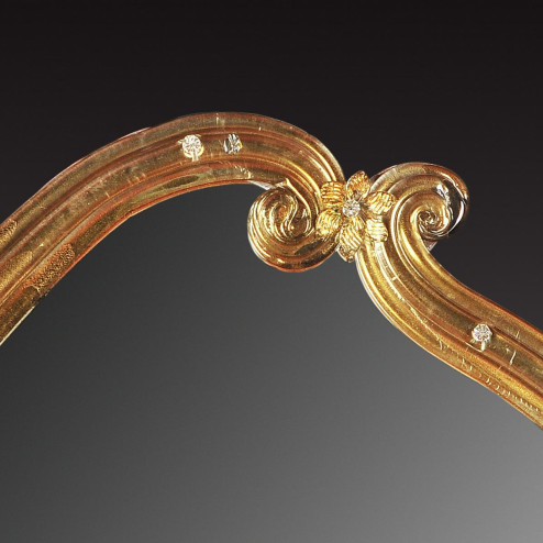"Rosmunda oro" Murano glass venetian mirror - gold