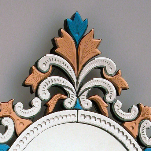 "Sprezzante" Murano glass venetian mirror