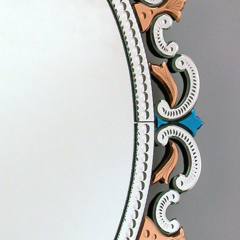 "Sprezzante" Murano glass venetian mirror