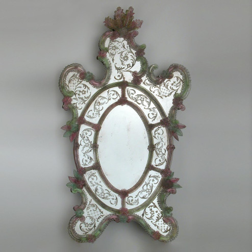 "Sebastian" Murano glass venetian mirror