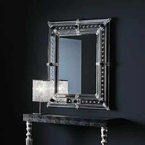 "Vania" miroir vénitien en verre de Murano