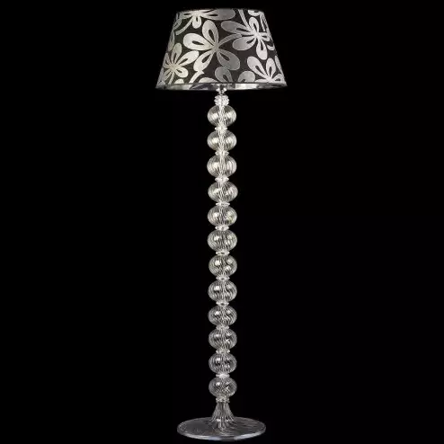 "Willow" Murano glass floor lamp - 1 light - transparent