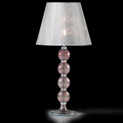 "Willow" lampe de table en verre de Murano - 1 lumière - améthyste