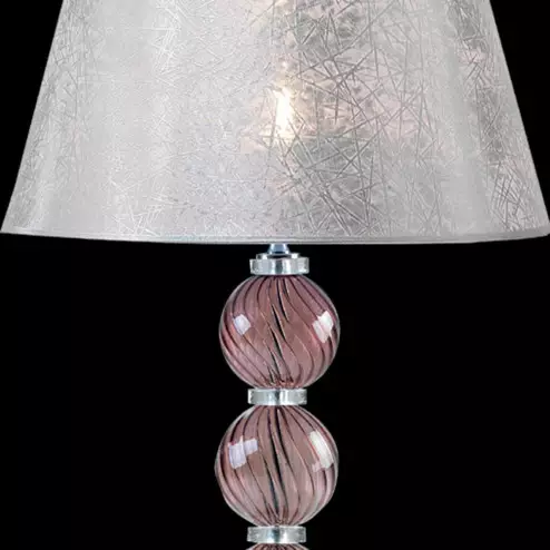 "Willow" Murano glass table lamp - 1 light - amethyst