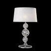 "Willow" lampe de chevet en verre de Murano - 1 lumière - platine mat