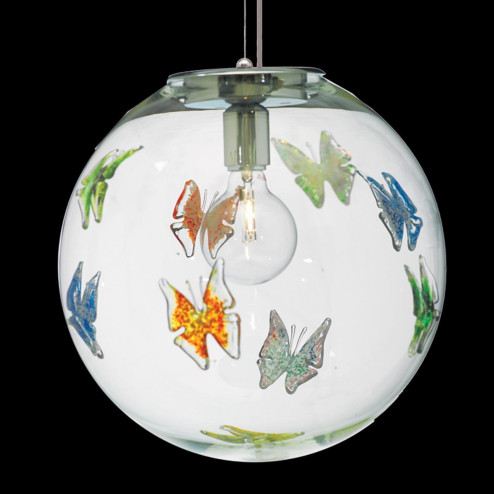"Estelle" suspension en verre de Murano - 1 lumière - multicolor