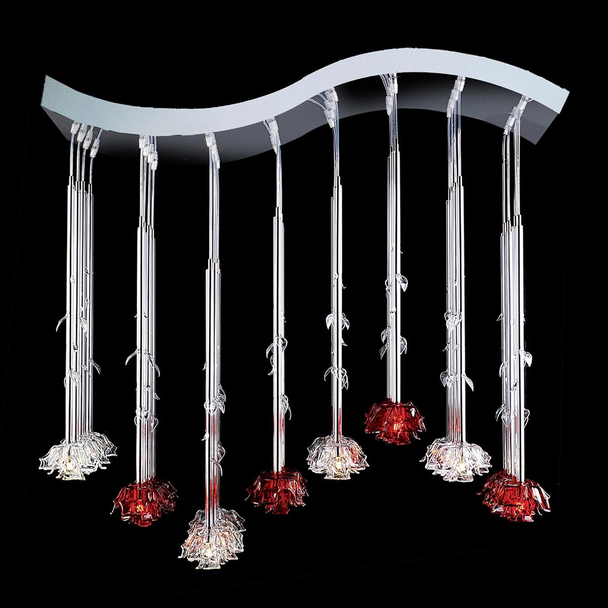 "Lola" lámpara colgante en cristal de Murano - 64 luces -