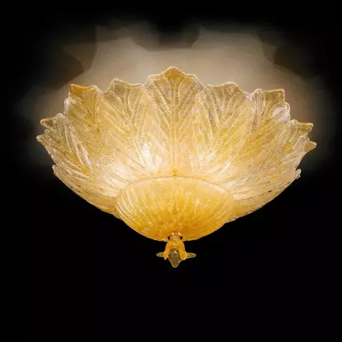 "Leonilda " lampara de techo de Murano