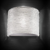 "Arabella" aplique de pared de Murano - 1 luce - transparente
