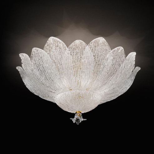 "Adriel" lampara de techo de Murano - 6 luces - transparente
