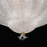 "Adriel" lampara de techo de Murano - 6 luces - transparente