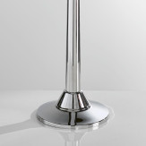 "Guendalina" lampara de pie de Murano - 4 luces - negro y transparente
