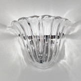 "Mabel " Murano glas wandleuchte - 1 flammig - transparent