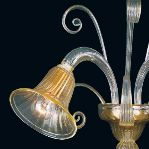 "Karlyn" applique en verre de Murano - 2 lumières - or