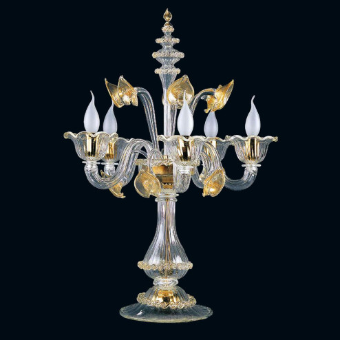 "Anja" lampe de table en verre de Murano