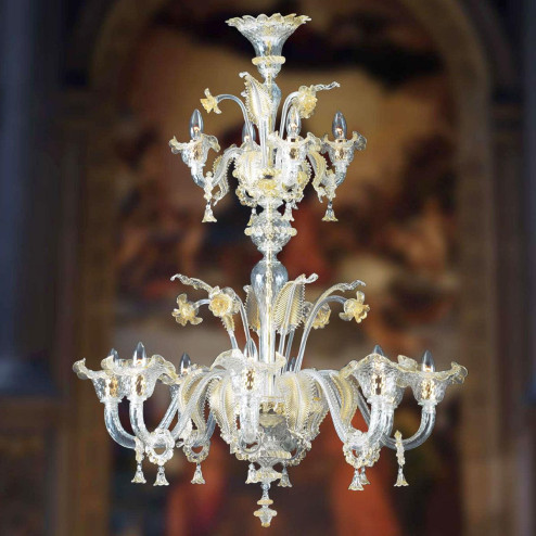 "Jarod" lustre en cristal de Murano