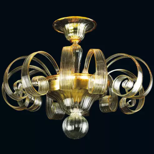"Ardith" lampara de techo de Murano