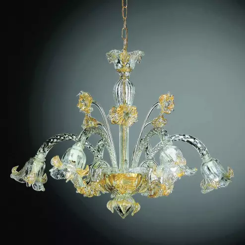 "Flora" Murano glass chandelier