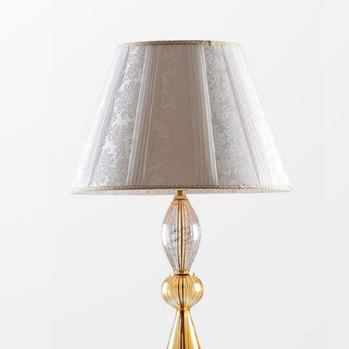 "Vida" Murano glass floor lamp - 1 light - amber