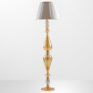 "Ethel" lampara de pie de Murano - 1 luce - ámbar y oro
