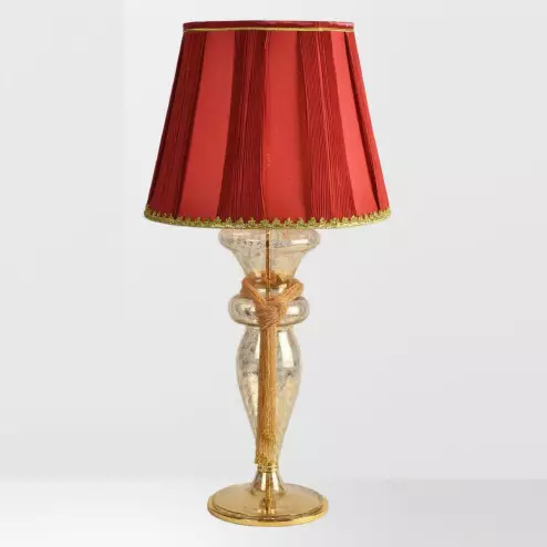 "Aydin" lampe de table en verre de Murano - 1 lumière - or