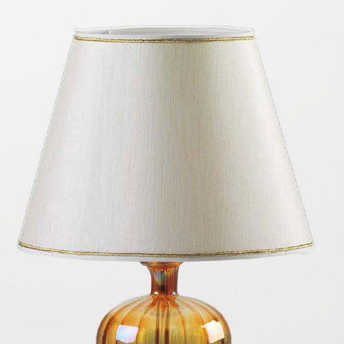 "Harleen" Murano glass table lamp - 1 light - amber