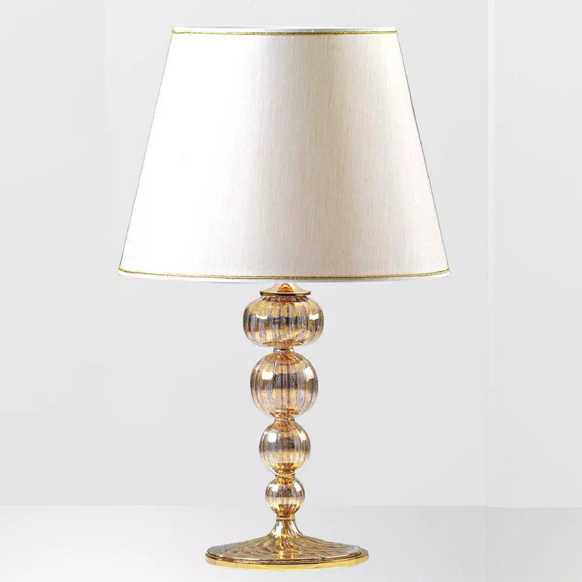 "Alayah" Murano glass table lamp - 1 light - gold