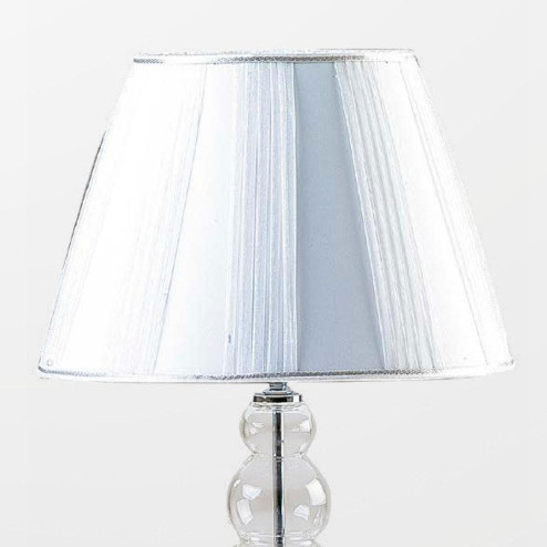 "Claire" lampe de table en verre de Murano - 1 lumière - transparent