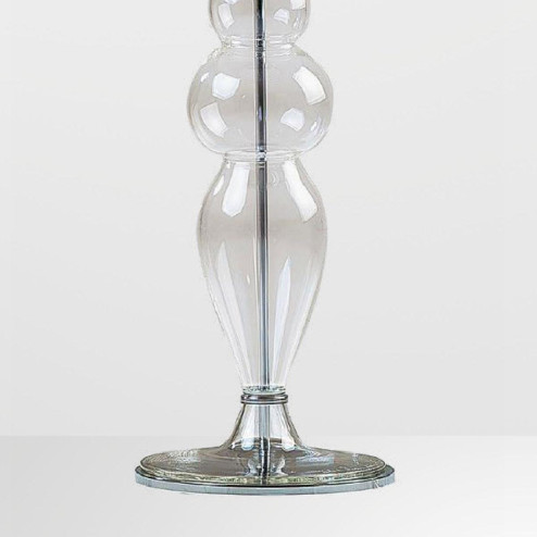 "Claire" lampe de table en verre de Murano - 1 lumière - transparent