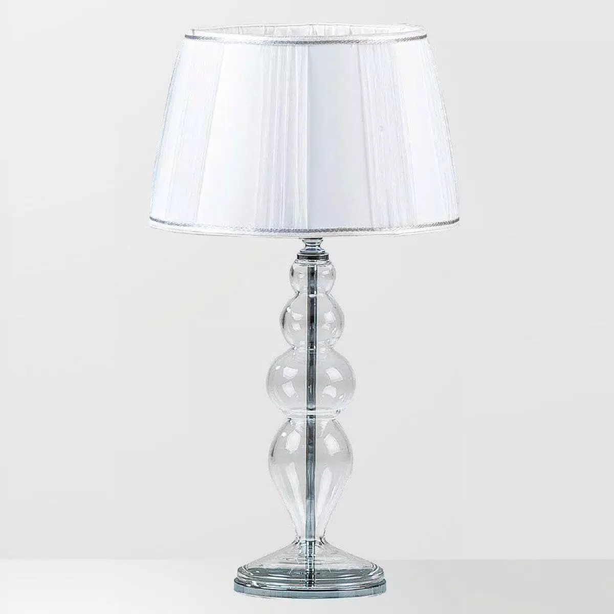 "Claire" lampara de mesita de noche de Murano - 1 luce - transparente