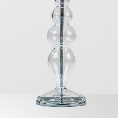 "Claire" Murano glass bedside lamp - 1 light - transparent