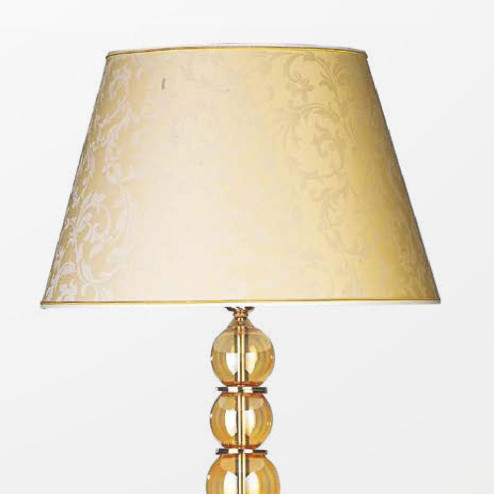 "Claire" Murano glass floor lamp - 1 light - amber