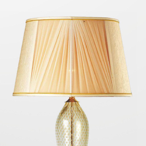 "Horace" Murano glass table lamp - 1 light - gold
