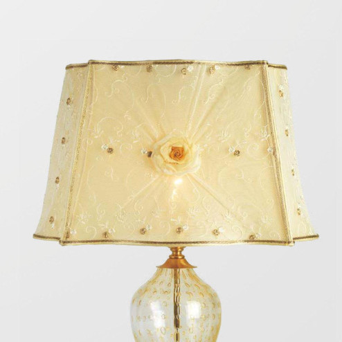 "Horace" Murano glass bedside lamp - 1 light - gold