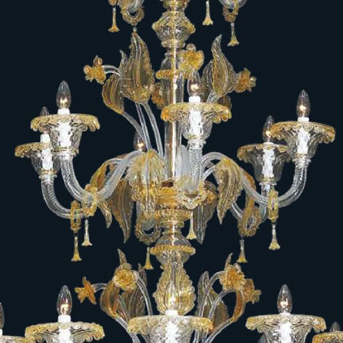 "Rachelle" Murano glass chandelier - 32 lights -