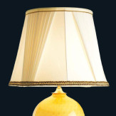 "Juanita" Murano glass table lamp - 1 light - amber