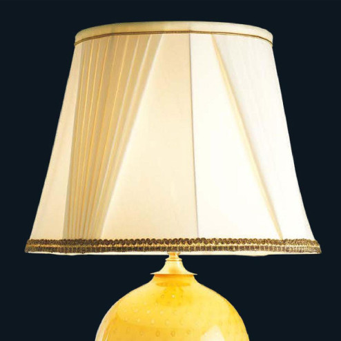 "Juanita" lampe de table en verre de Murano - 1 lumière - ambre