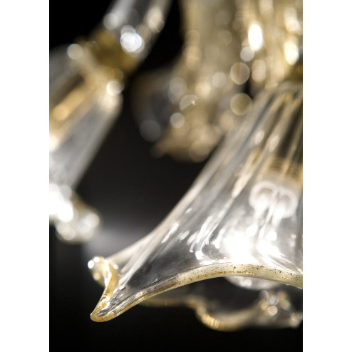 Laguna Murano chandelier - gold color