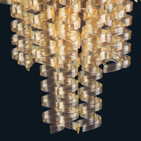"Adison" lámpara colgante en cristal de Murano - 13 luces - oro