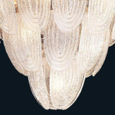 "Janae" lámpara colgante en cristal de Murano - 13 luces - transparente