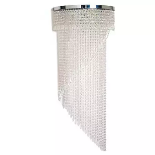"Shelly" Murano glass sconce - 5 lights - transparent
