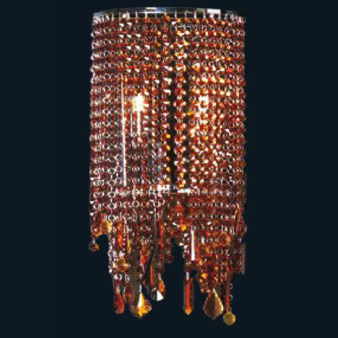 "Maddison" applique en verre de Murano - 2 lumières - ambre