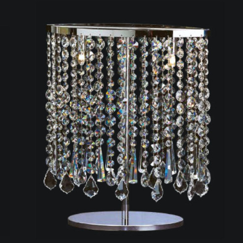 "Taran" lampe de table en verre de Murano - 2 lumières - transparent