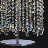 "Taran" Murano glass table lamp - 2 lights - transparent