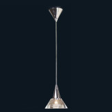 "Tianna" Murano glass pendant light - 1 light - transparent