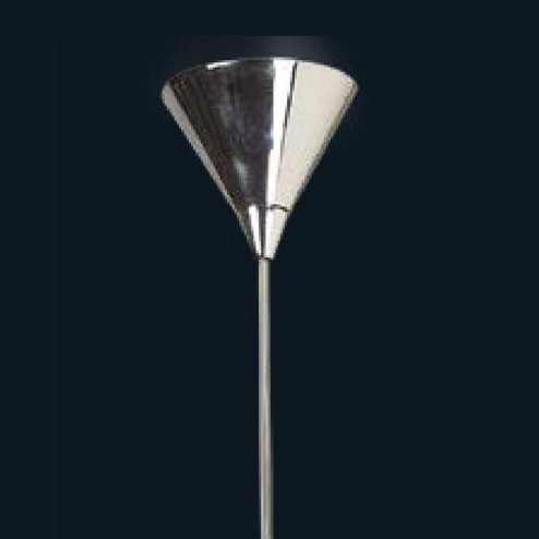 "Tianna" suspension en verre de Murano - 1 lumière - transparent
