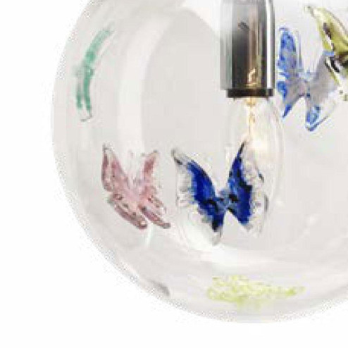 "Lorelei" applique en verre de Murano - 1 lumière - multicolor