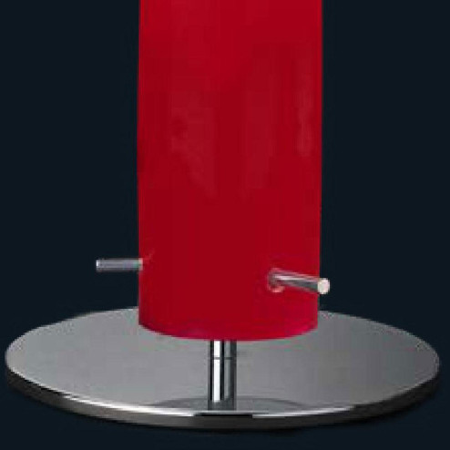 "Spacco" lampara de mesita de noche de Murano - 1 luce - rojo