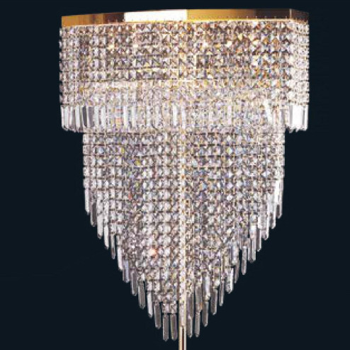 "Alistar" luminaire en verre de Murano - 6 lumières - transparent