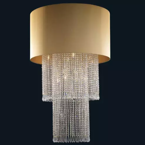 "Ellouise" Murano glass chandelier with lampshades